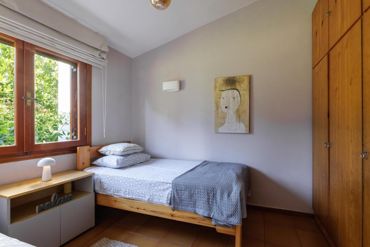 Luna Villa Private Beach Nea Iraklia Exteriér fotografie