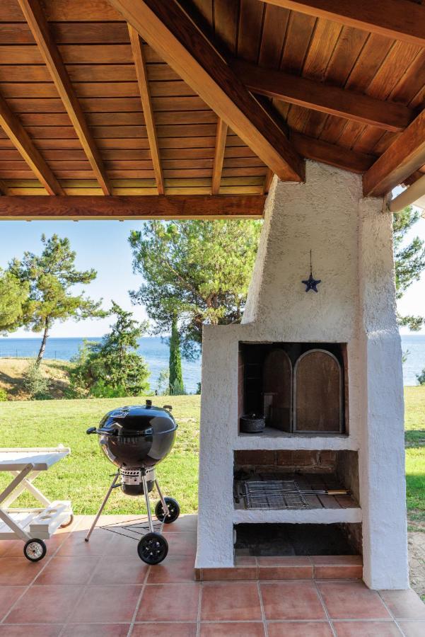 Luna Villa Private Beach Nea Iraklia Exteriér fotografie