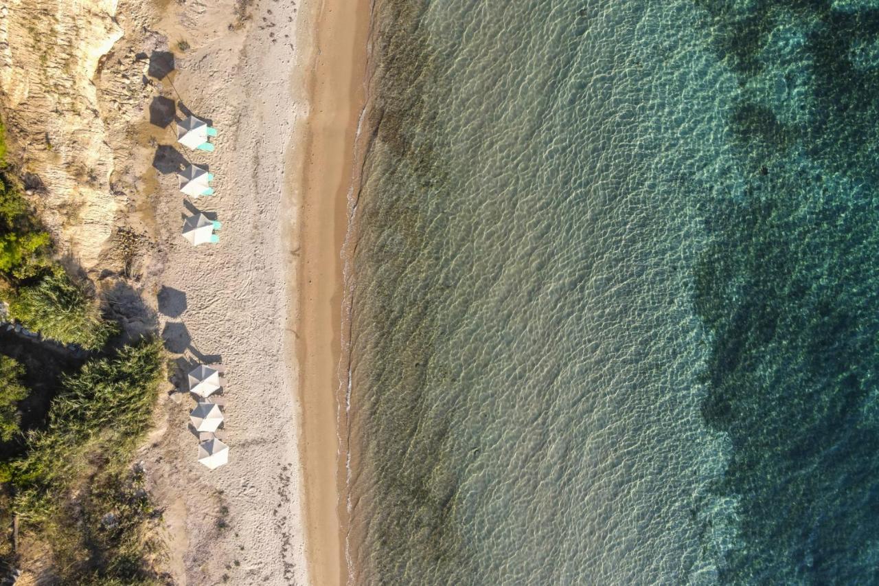 Luna Villa Private Beach Nea Iraklia Exteriér fotografie