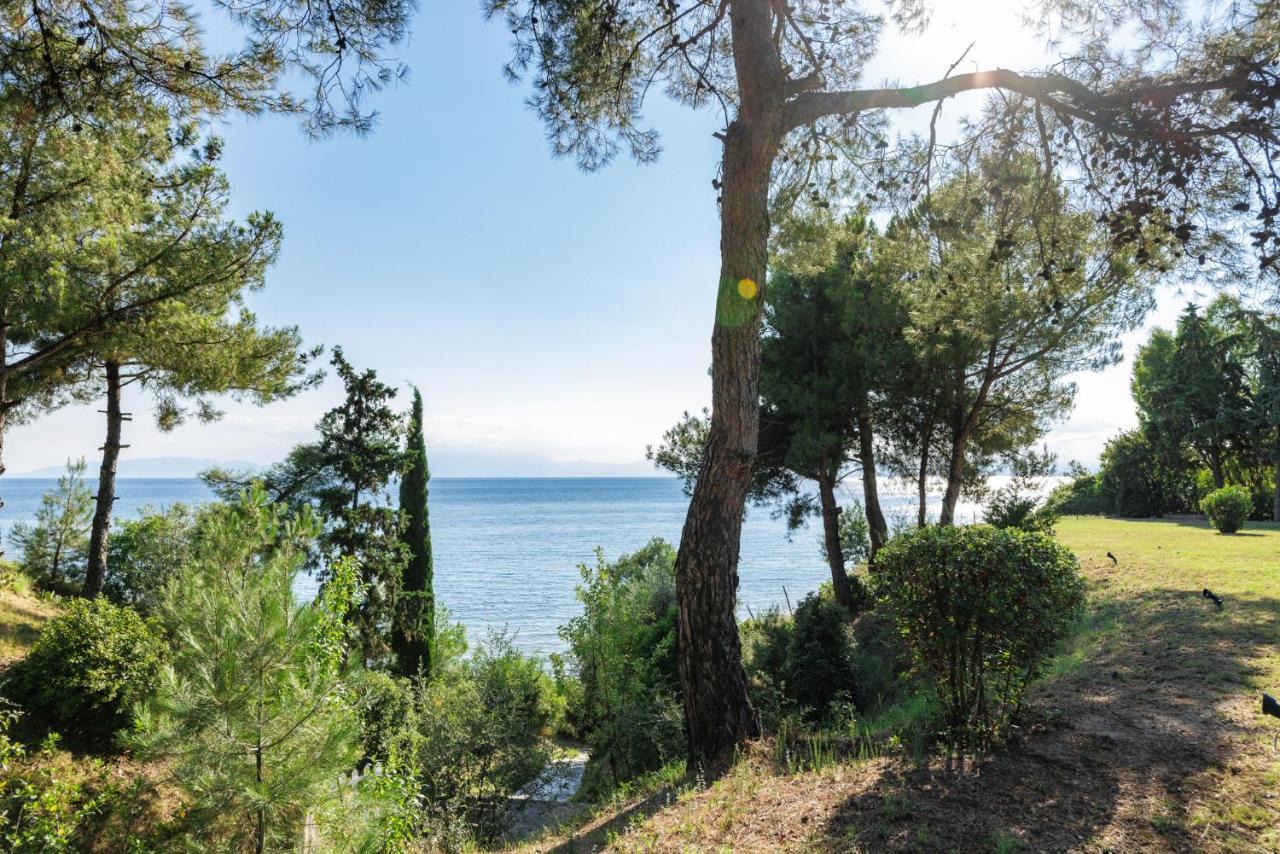 Luna Villa Private Beach Nea Iraklia Exteriér fotografie