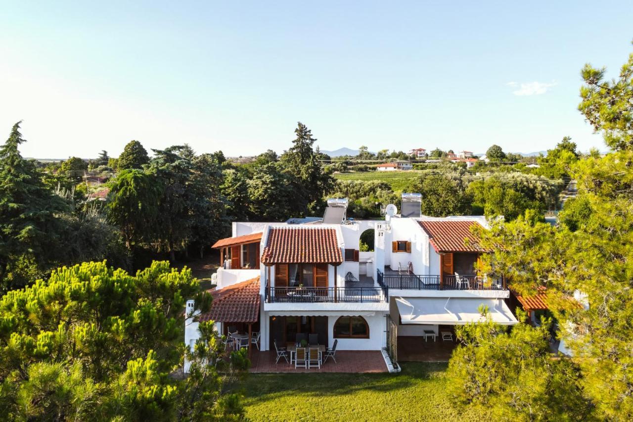 Luna Villa Private Beach Nea Iraklia Exteriér fotografie
