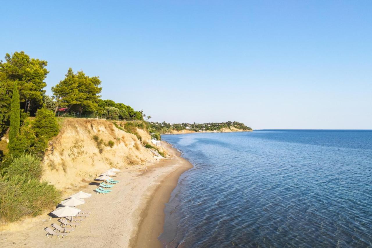 Luna Villa Private Beach Nea Iraklia Exteriér fotografie