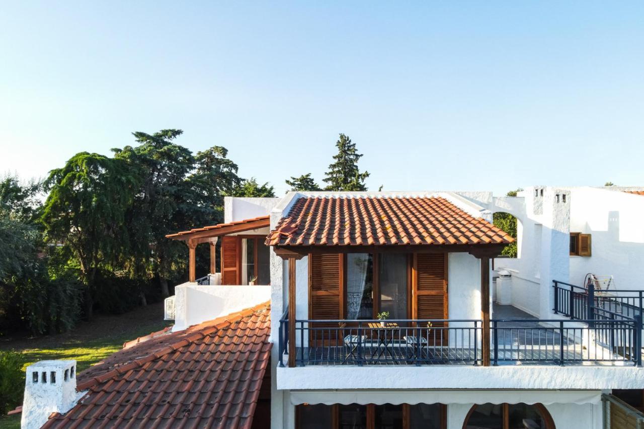 Luna Villa Private Beach Nea Iraklia Exteriér fotografie