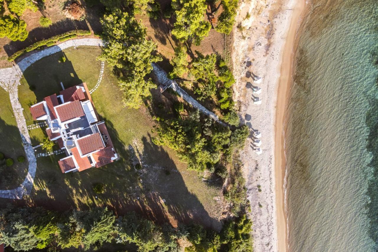 Luna Villa Private Beach Nea Iraklia Exteriér fotografie